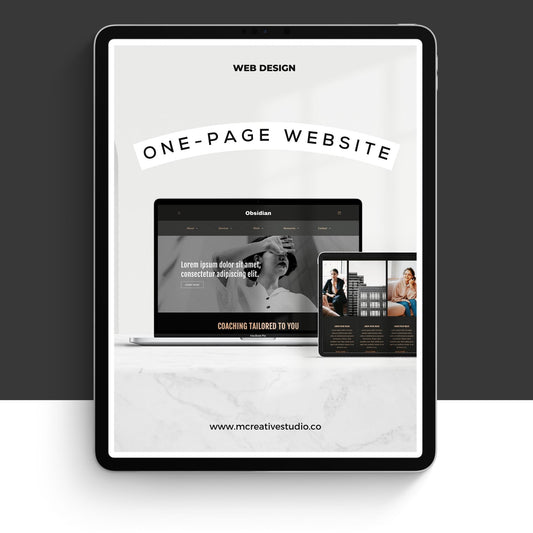 Consider a One-Page Website